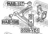 HONDA 51393SJCA01 Control Arm-/Trailing Arm Bush